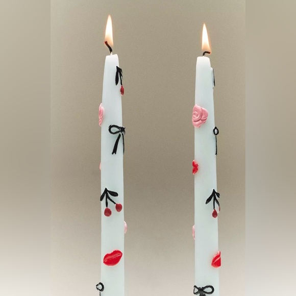Anthropologie Other - NWT/NIB Anthropologie The Amour Taper Candles, Set of 2